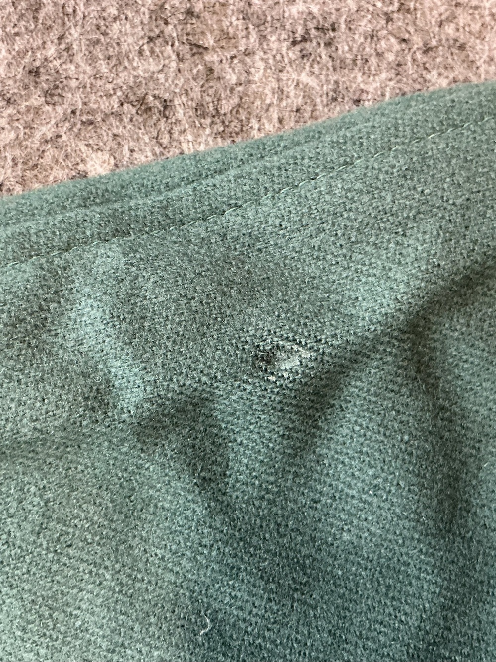 Givenchy Sport VINTAGE Wide-Leg High-Rise Wool Pants in Emerald Green Size 10 - Picture 3 of 5